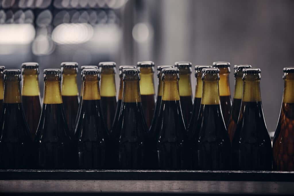 The picture shows Thisted beers, that are brewed sustainably with solar power